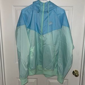 Nike blue windbreaker jacket